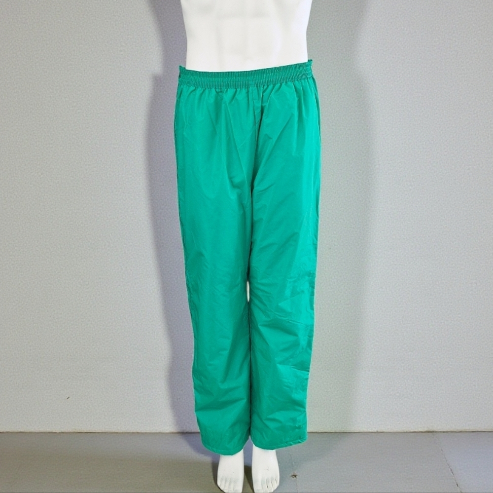 K-Way Men's Green Pants zip each exterior side Size 9L
